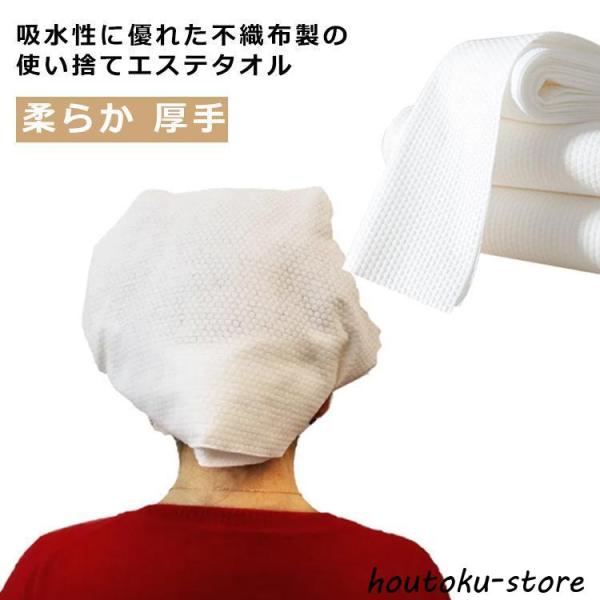 ペーパータオル 使い捨てタオル ディスポタオル 100枚入 不織布 30*64cm ドライタオル ボ...