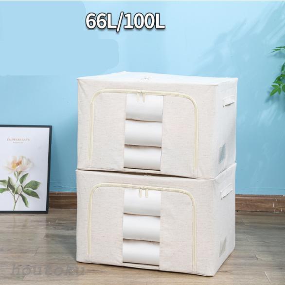 収納ボックス 窓付き 大容量 おしゃれ 北欧 折りたたみ 収納ケース スタッキングボックス 衣装ケー...