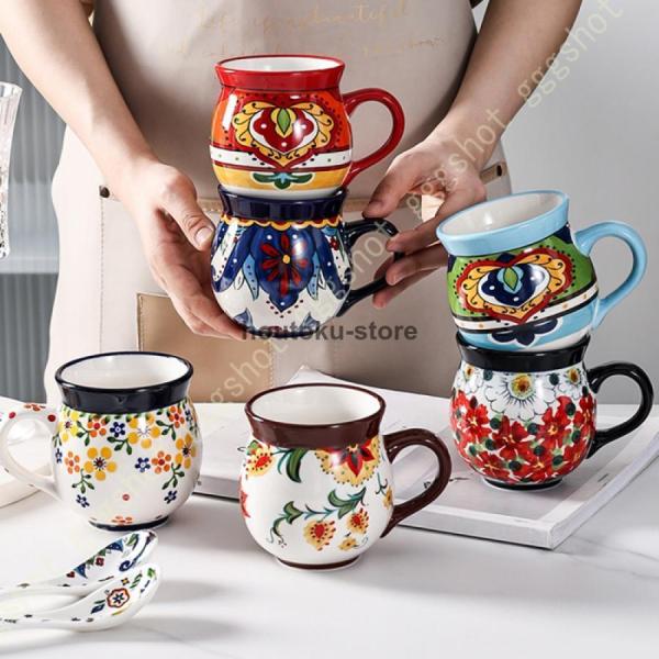 ポーランド食器 マグカップ 陶器 洋食器 ギフト プレゼント コーヒーマグ ティーカップ 母の日 お...
