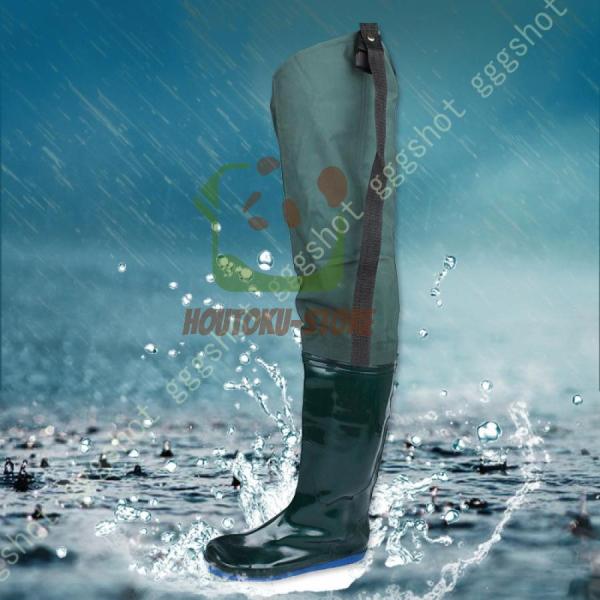 梅雨対策 レイン ブーツ 雨靴 長靴 防水ブーツ メンズ レディース 釣り ウェーダー 洗車シューズ...