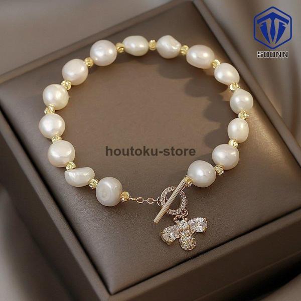 ブレスレット レディース パール アクセサリー ジュエリー ビジュー ゴージャス キラキラ パーティ...