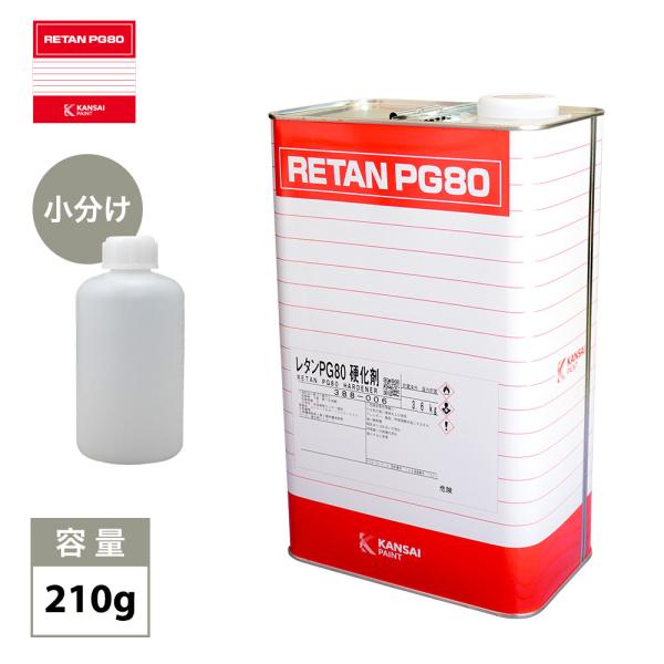 関西ペイント【PG80専用硬化剤　210g】自動車用ウレタン塗料　2液 カンペ　ウレタン　塗料