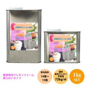 PROST ふわふわスポンジ！軟質発泡ウレタン原液 1kgセット : PROST