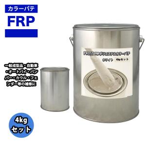 ロックポリパテ 中目 （主剤＋硬化剤） 1.02kgセット（ロックペイント