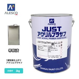 関西ペイント1液 JUSTアクリルプラサフ（希釈済） 4kg 自動車用
