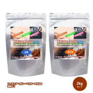 モデリングレジンPRO エポキシパテ 2kgセット/造形 ホビー