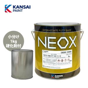 関西ペイント NEOX 中間パテ120 1kgセット/速乾　膜厚10mm 板金/補修/ウレタン塗料｜houtoku