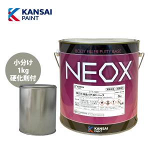 関西ペイント NEOX 鈑金パテ80  1kgセット/遅乾　 厚盛20mm 板金/補修/ウレタン塗料｜houtoku