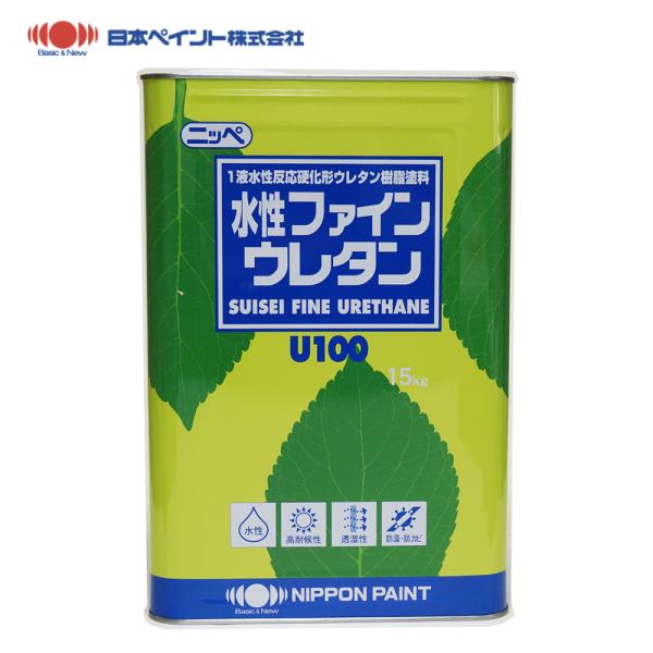 水性ファインウレタン 艶消し 15kg  白 【メーカー直送便/代引不可】日本ペイント 外壁 塗料