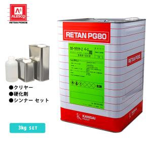関西ペイントPG80 #026 クリヤー4kgセット（シンナー/硬化剤/道具付