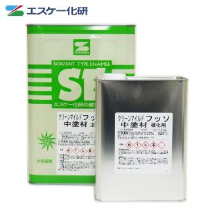 弾性クリーンマイルドフッソ中塗材 16kgセット 白/淡彩色 弾性クリーンマイルドフッソ中塗材 16kgセット 白/淡彩色