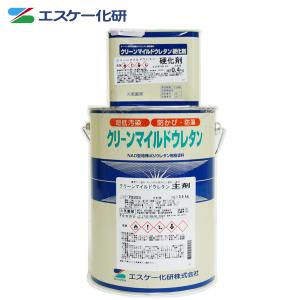 送料無料！クリーンマイルドウレタン 4kgセット 白/淡彩色 エスケー化研  外壁 塗料｜houtoku