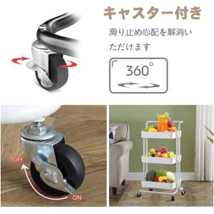 キッチンワゴン 天板つきワゴン キャスター付き...の詳細画像2