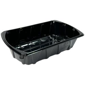 信和 カラーイチゴケース イチゴ300 黒 166×116×55/47mm いちご200g用