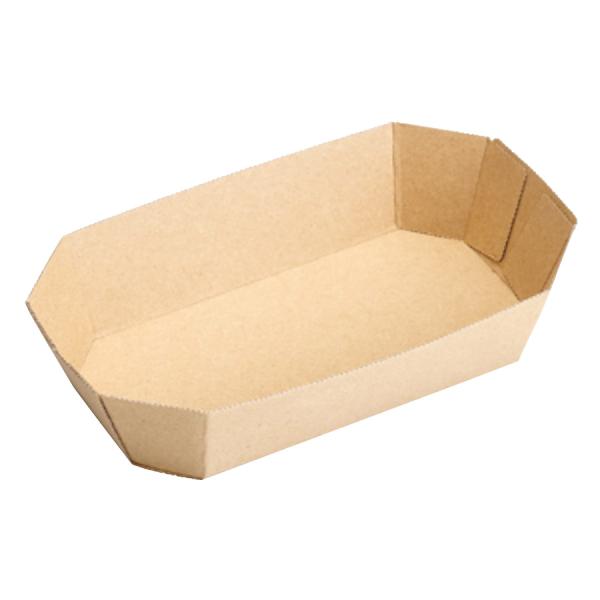 オリカ フルーツ用紙トレー エコ紙トレー OF-2Ｍ 未晒 120×200×45mm 1ケース600...