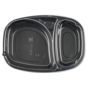 北原産業 弁当容器 KE-10B 黒 230×170×32(フタ9)mm 内嵌合 本体蓋