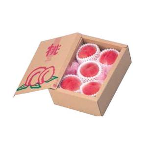 ヤマニパッケージ 桃箱 L-2526 桃クラフト 3kg 255×355×110mm 1ケース