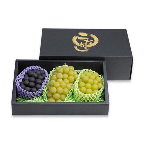 ぶどう箱 L-2469 こだわりの黒マット 130H 大 360×200×130mm 1ケース50枚...