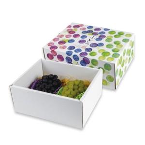 ヤマニパッケージ ぶどう箱 L-2495 ミエルギフト箱 クラフト 305×200