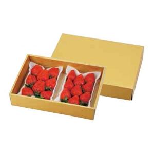 いちごの箱）ストロベリーフィールズ 2P（片面窓付）/100枚入（L-2271