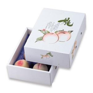 ヤマニパッケージ 桃箱 L-2526 桃クラフト 3kg 255×355×110mm 1ケース