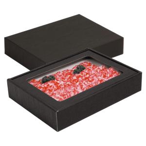 肉箱深口・黒木目（二段箱）/50枚入（NK-410） : 箱の店 - 通販 