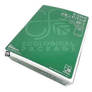 406102 エコロジスタンドバッグ エコロジ SP-2 240×310mm GZ60mm 穴無 プラマーク入り 1ケース1500枚入 信和 エコロジスタンドバッグ｜houzainokura