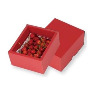 ヤマニパッケージ さくらんぼ箱 L-2521 さくらんぼ 24H 箔押し有 190