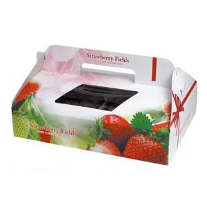いちごの箱）ストロベリーフィールズ 2P（片面窓付）/100枚入（L-2271