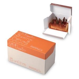 ヤマニパッケージ ロールケーキ箱 20-2226T フードロール レシピ