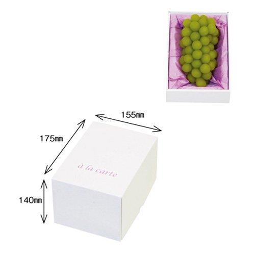 ぶどう箱 アラカルト No.5 白 205×175×145mm 1ケース50セット入り AA7315...