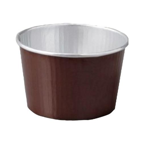 ケーキカップ プリーツカップ50FCL 焦茶 62.4(49)φ×38mm 1ケース2000枚入