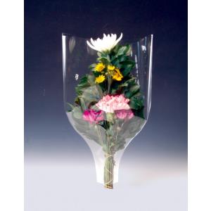 ナカヤマ OP花用袋 フラワーコート TF仏花・榊用スリーブ #35 250/50×300+50mm...