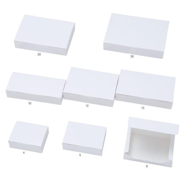 値引有 和菓子用サービス箱 30個用 和 A 30 白 275×205×45mm 1セット300枚 ...