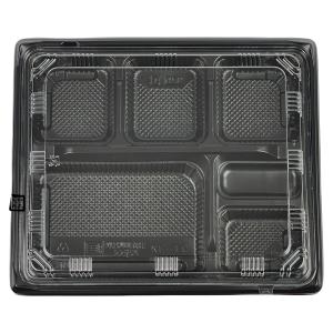黒い三連星　REP 10kg ウレタンプレート 2枚セット 北原産業 弁当容器 KE-10 黒 230×170×37(フタ9)mm 内嵌合 本体蓋セット