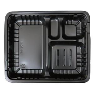 大黒工業 FM弁当容器 中D 229×169×33.3mm 内嵌合 本体蓋セット 1ケース