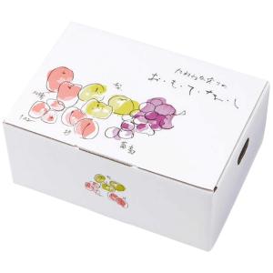 ヤマニパッケージ ぶどう箱 L-2518 フレッシュぶどうの贈り物 深口 3kg