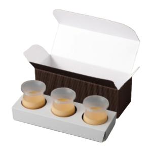 ヤマニパッケージ プリン箱 20-314 片段デザートケース 5ヶ 220×150