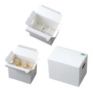 ヤマニパッケージ プリン箱 20-268 エコ牛乳瓶90cc 4本箱 110×105
