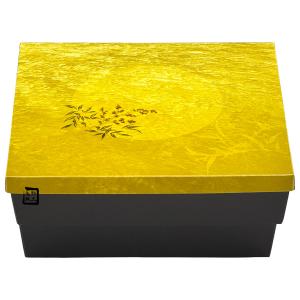 北原産業 紙ボックス 二段会席 70-70 福茶 睦月/納言セット 睦月/北斎