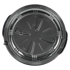 北原産業 弁当容器 KS-84DJ黒 267×207×40mm 平蓋セット 1セット各400枚
