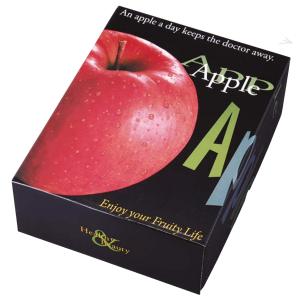 リンゴ商品 りんご箱 F・A りんご 5kg 465×375×110mm 1ケース30枚入 AA5915 オリカ