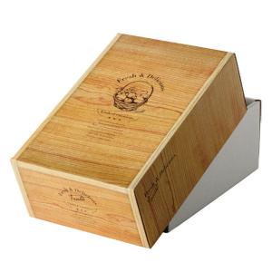 ぶどう箱 ぶどう2WAY BOX 2kg 黒×茶 334×229×141mm 1ケース25枚入