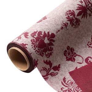 花用 ラッピングペーパー バロック 2 01 ワイン 65cm×20m巻 1ケース20本入り 336866 星野 BAROQUE
