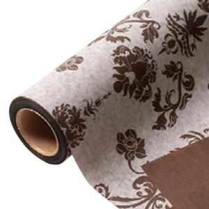 花用 ラッピングペーパー バロック 2 04 ブラウン 65cm×20m巻 1ケース20本入り 336869 星野 BAROQUE