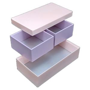 北原産業 弁当容器 仕切無し KY-5 朱黒 164×119×31mm KY-5盛のせ蓋