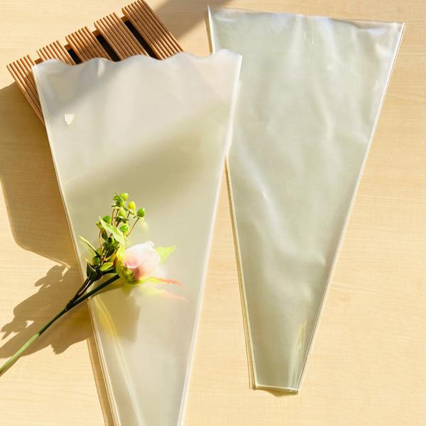 フラワー袋 NA3-4124 波型 4穴 #30 240/50×410mm 1ケース6000枚入 7...