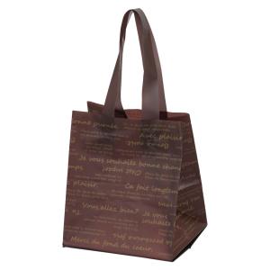 手提袋 ラレットバッグ SS ブラウン 220×200×250mm 1ケース240枚入 7311-04 カレント フラワー 花用 持ち帰り 茶