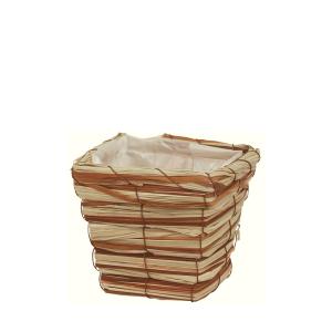 山草バスケット D3 ミックス 115×115×100mm 1ケース160個入 6011-05 カレント フラワー 花用 花篭 籠 角型