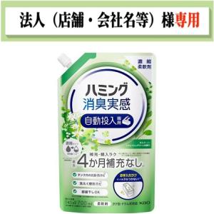 お届け先に法人（店舗・会社名）様記入をお願いいたします　ハミング消臭実感自動投入専用　澄みきったリフレッシュグリーンの香り　７００ｍｌ｜houzinsennyou